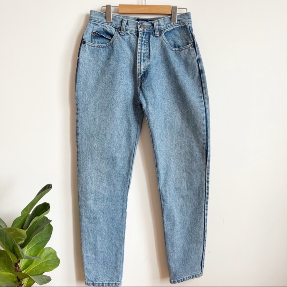 GAP Vintage High Waisted Blue Ankle Jeans Size 28